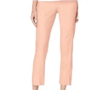 J Jill Linen Stretch Pull On Elastic Waist Tapered Leg Pants Plus Size 4X Pink